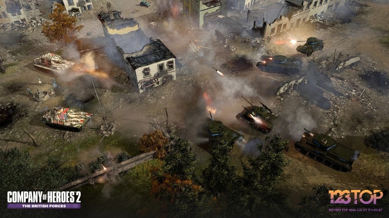 Game chiến thuật hay nhất thể hiện tài quân sự tài tình cùng Company of Heroes